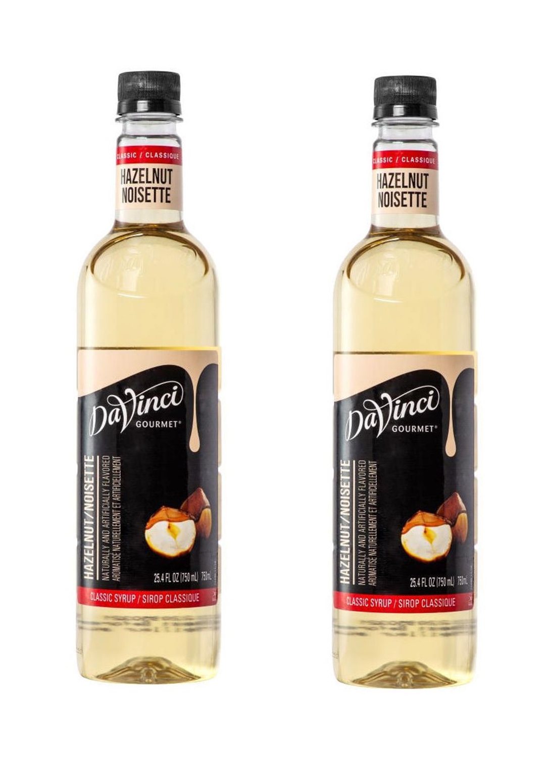 (image for) DaVinci Gourmet Classic Hazelnut Beverage Syrup 750 ml - Click Image to Close